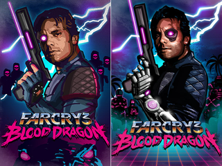 Illustration for article titled The Man Behind Blood Dragon's 80s-Drenched "Box Art"
